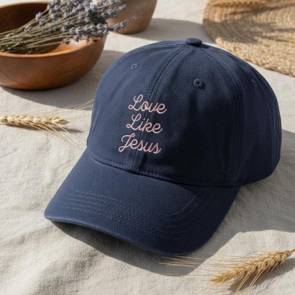 Love Like Jesus Embroidered Hat, Christian Gift