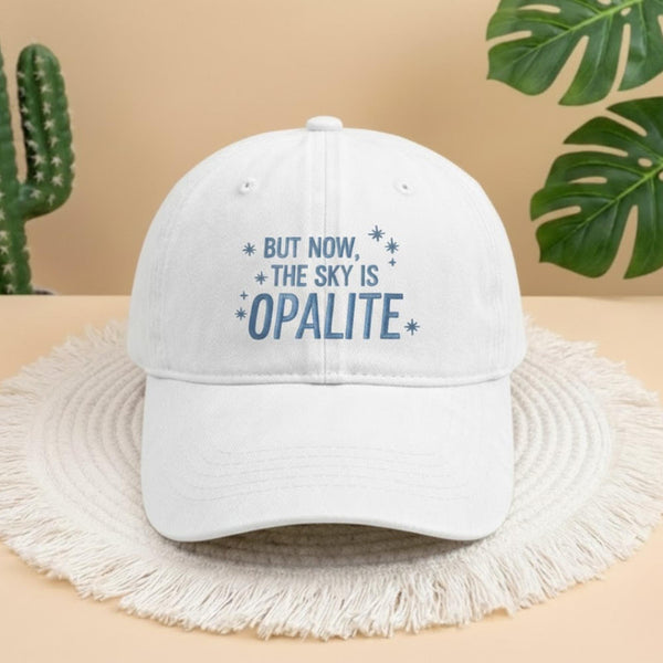 The Sky Is Opalite Embroidered Cap, Opalite Hat, Birthday Music Gift, Best Friend, Girlfriend Gifts Music, Father Figure Cap