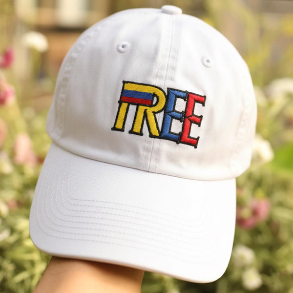 Free Venezuela Embroidered Hat, Patriotic Baseball Cap, Personalized Venezuela Pride Gift, Trendy Social Justice Headwear