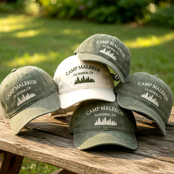 Personalized Camp Bachelorette Embroidered Hat, Custom Bridal Party Baseball Cap, Girls Trip Gift