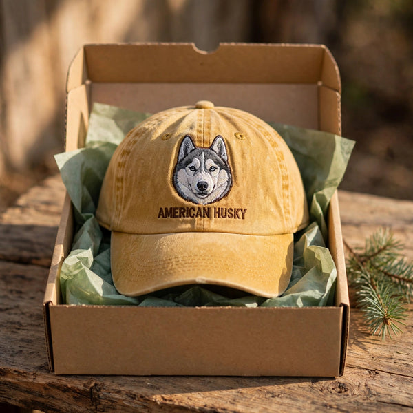 American Husky Face gift presentation