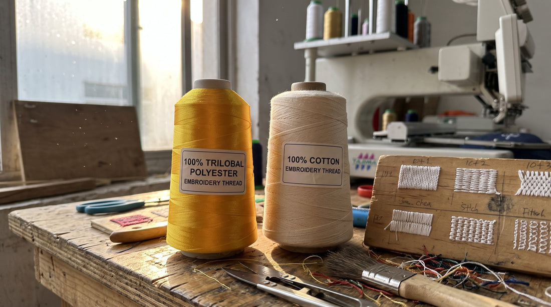 Polyester vs. Rayon Embroidery Thread: The Materials Science of Cap Longevity