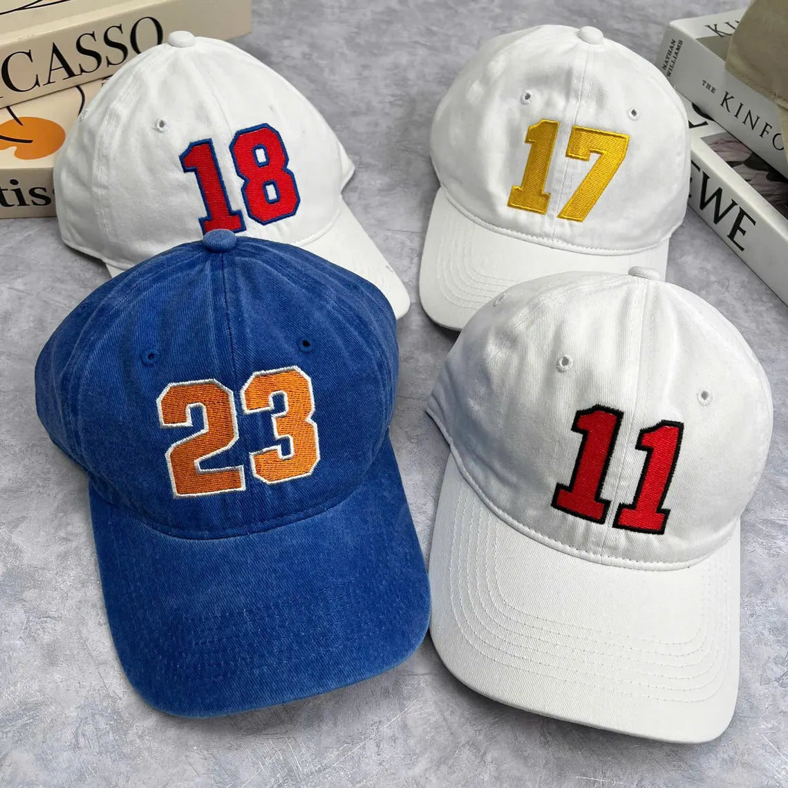 Caps Embroidery Custome thread Baseball washed Caps