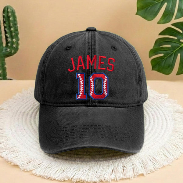 Caps Embroidery Custome name, Baseball washed Caps