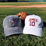 Caps Embroidery Custome name, Baseball washed Caps