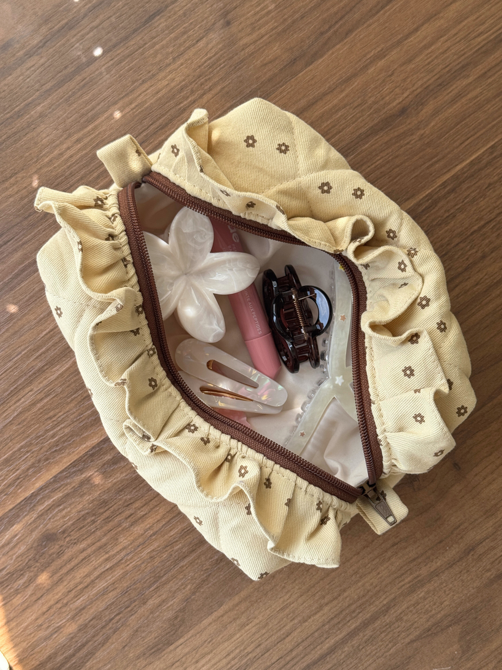 Makeup Pouch - Cappuccino 2