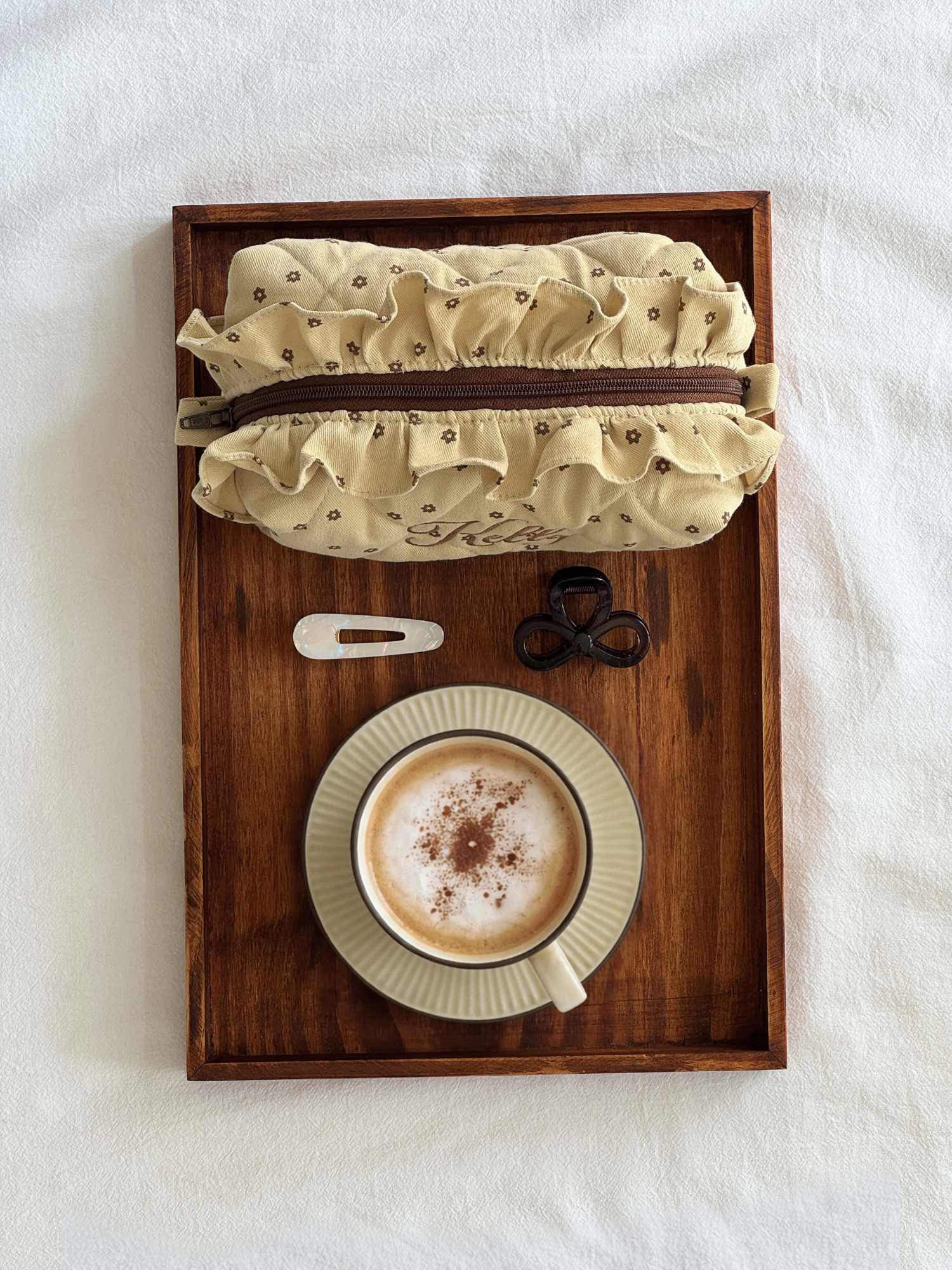 Makeup Pouch - Cappuccino 2