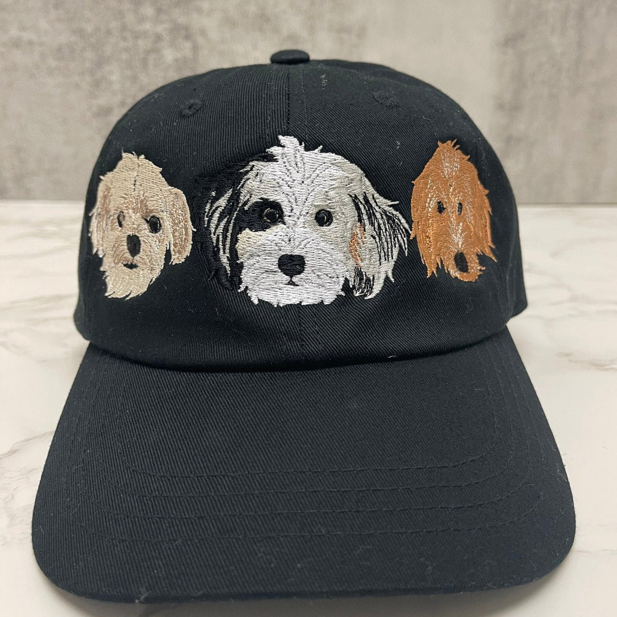 Personalized Dog Hat with Custom Embroidered Photo - Unique Dog Lover Gift Idea
