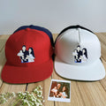 Custom Embroidered Family Portrait Hat from Photo