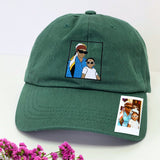 Personalized Mom Hat with Custom Embroidered Photo - Unique Mom Gift Idea
