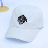 Personalized Dog Hat with Custom Embroidered Photo - Unique Dog Lover Gift Idea