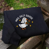 Embroidered Silly Goose Bride Shirt, Bride To Be Funny Goose Lover Sweatshirt, Embroidered Bride Sweatshirt, Embroidered Silly Goose Shirt
