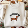 Embroidered Dachshund Sweatshirt, Weenie Mom Crewneck Shirt, Gift for Dachshund Lovers , Funny Dachshund Owner Gift, Wiener Dog Mom Shirt