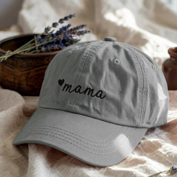 Custom Text Embroidered Cotton Hat, Personalized Minimal Gift