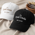 Custom Cool Aunt and Uncle Embroidered Hat, Personalized Aunt Cap with Est Date, Best Auntie Embroidery Dad Hat Gift
