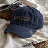Espresso Martini Embroidered Hat, Aesthetic Coffee Cap, Cocktail Embroidery Dad Hat, Bar Lover Gift