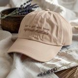 Espresso Martini Embroidered Hat, Aesthetic Coffee Cap, Cocktail Embroidery Dad Hat, Bar Lover Gift