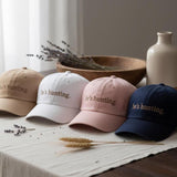He's Hunting Embroidered Hat, Funny Hunting Wife Cap, Deer and Duck Embroidery Dad Hat, Hunter Gift for Him