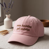 Funny Mental Health Embroidered Hat, Relatable Meme Cap, Sarcastic Embroidery Dad Hat, Anxiety Humor Gift
