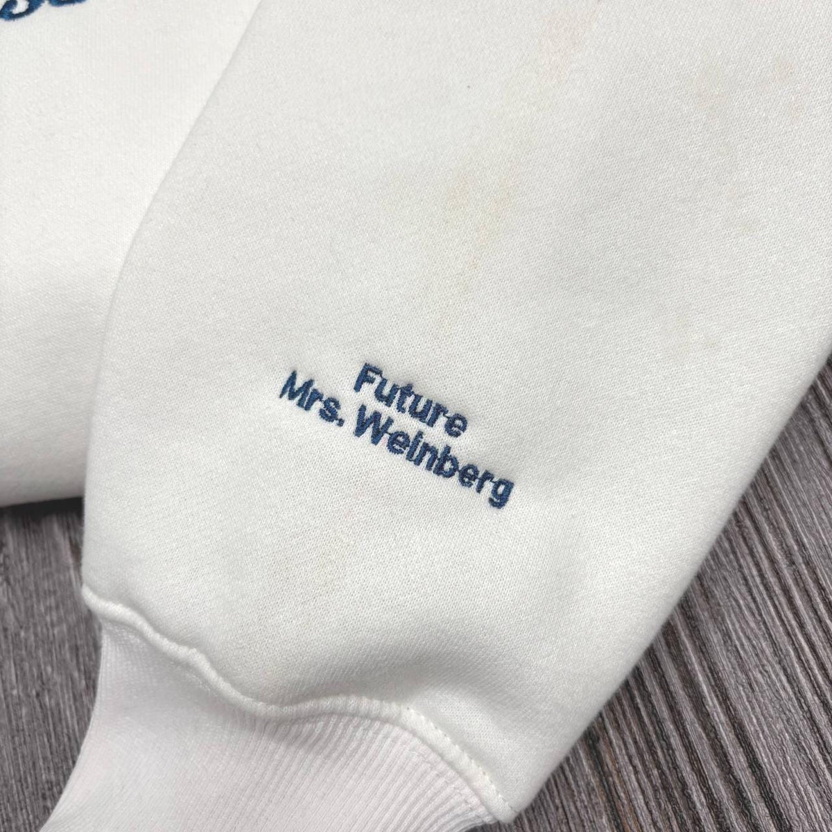 Embroidered Hanukkah Bride Sweatshirt, Jewish Engagement Gift Bride to Be Crewneck