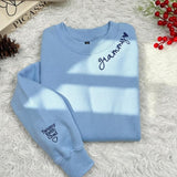 Custom Embroidered Grammy Sweatshirt, Personalized Grandkids Names, Nana Gift