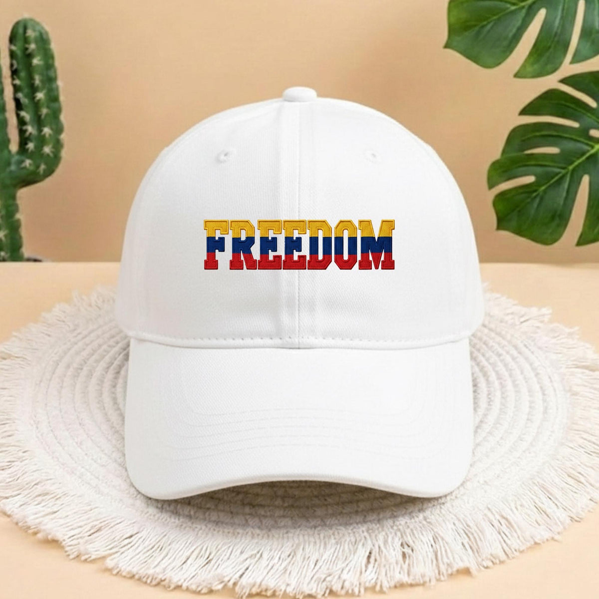 Venezuela Est 1811 Embroidered Baseball Cap, Venezuela Flag Cap, Venezuela Freedom Hat, Minimalist Venezuela Flag Sun Hat, Venezuela Protest