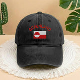 Greenland Embroidered Baseball Cap, Trendy Political Statement Sun Hat, Greenland Gift, Greenland Hat, Greenland Support