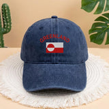 Greenland Embroidered Baseball Cap, Trendy Political Statement Sun Hat, Greenland Gift, Greenland Hat, Greenland Support