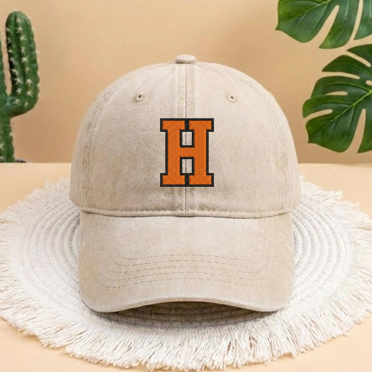 Custom Logo Letter Baseball Embroidered Hat, Personalized Baseball Team Cap, Embroidered Team Hat, College Team Hat, Sports Team Cap