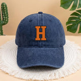 Custom Logo Letter Baseball Embroidered Hat, Personalized Baseball Team Cap, Embroidered Team Hat, College Team Hat, Sports Team Cap