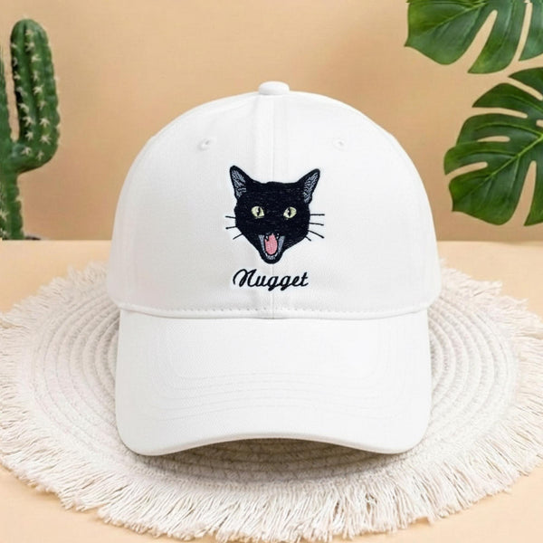Custom Embroidered Pet Photo Hat: Personalized Dog & Cat Baseball Cap, Custom Cat Hat Custom Pet Cap Dog Hat Custom Dog Baseball Cap Dog Mom
