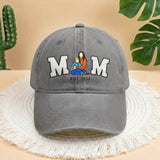 Embroidered Custom Photo Mom Year Hat, Embroidery Text, Photo Embroidery, Memory Gift, Gift for Mom, Custom New Mom Gift, Mothers Day Gift