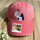 Custom Mom Embroidered Hat, Personalized Mama Name Cap, Mothers Day Gift Headwear, Gift For Mom, Family Outline Hat, Embroidery Portrait Hat