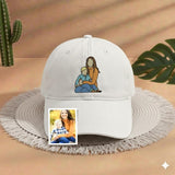 Custom Mom Embroidered Hat, Personalized Mama Name Cap, Mothers Day Gift Headwear, Gift For Mom, Family Outline Hat, Embroidery Portrait Hat