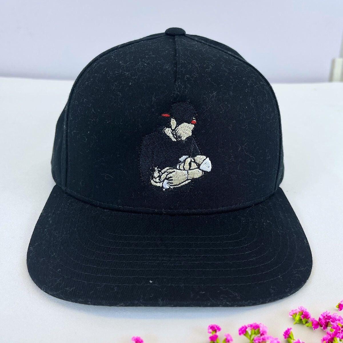 Custom Photo Embroidered Dad Hat, Embroidered Portrait Dad And Child Cap, Personalized Gift for Father's Day, Unique Photo Birthday Hat