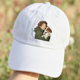 Personalized Dog Dad Baseball Cap, Custom Pet Portrait Embroidered Hat, Custom Embroidered Pet Photo Dad Hat - Dog and Cat Baseball Cap