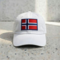 Embroidered Norway Flag Dad Hat, Scandinavian Patch Cap