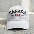 Embroidered Canada Flag Dad Hat | Vintage Baseball Cap