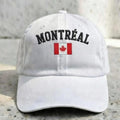 Embroidered Montreal Dad Hat | Canada Flag Baseball Cap