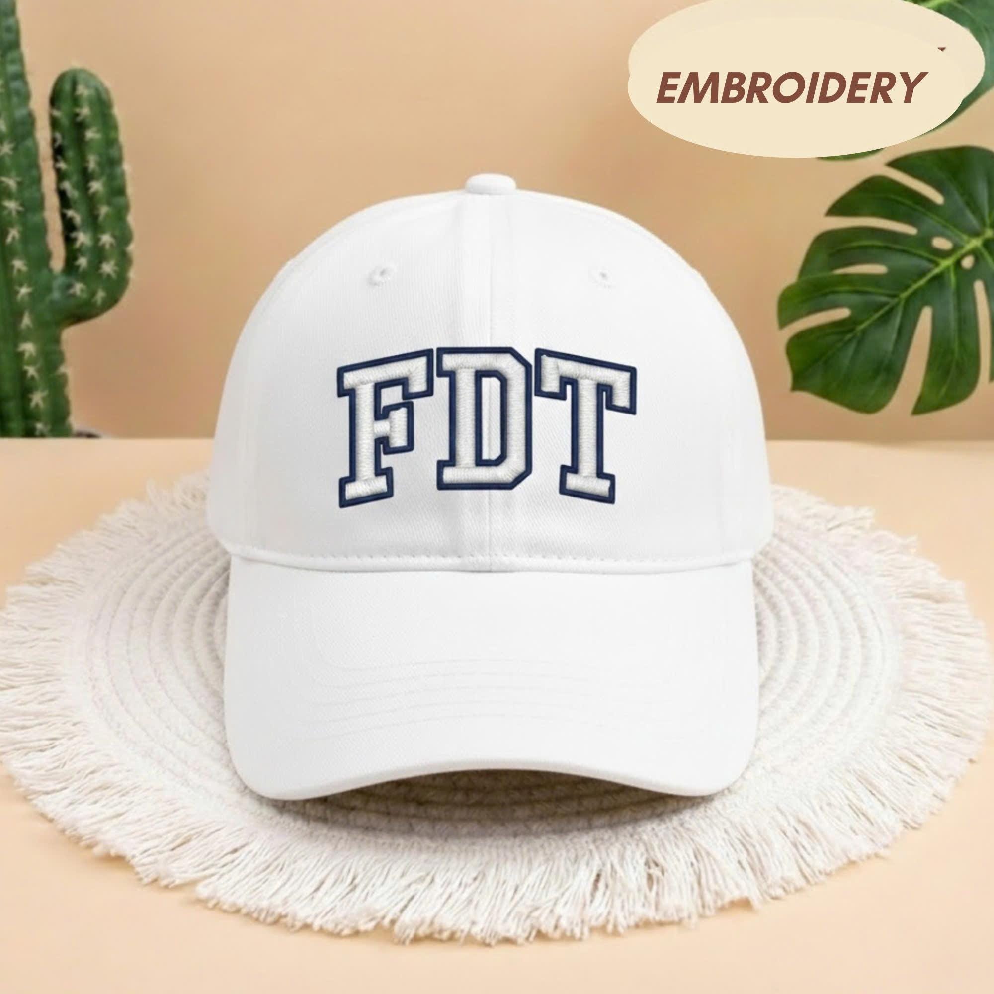 Embroidered Anti Trump FDT Cap, Impeach President Dad Hat, Subtle Anti Trump Hat, Reproductive Rights Hat, Gift for Democrat, Gift For Women