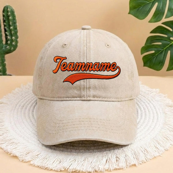 Custom Team Name Embroidered Baseball Cap, Game Day Hat, Cute Embroidered Team Hat, College Team Hat, Sports Team Cap, Baseball Team Cap