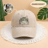 Custom Embrodered Pet Hat, Personalized Cotton Cap, Pet Lover Gift Custom Cat Hat Custom Pet Cap Dog Hat Custom Dog Baseball Cap Dog Mom Hat