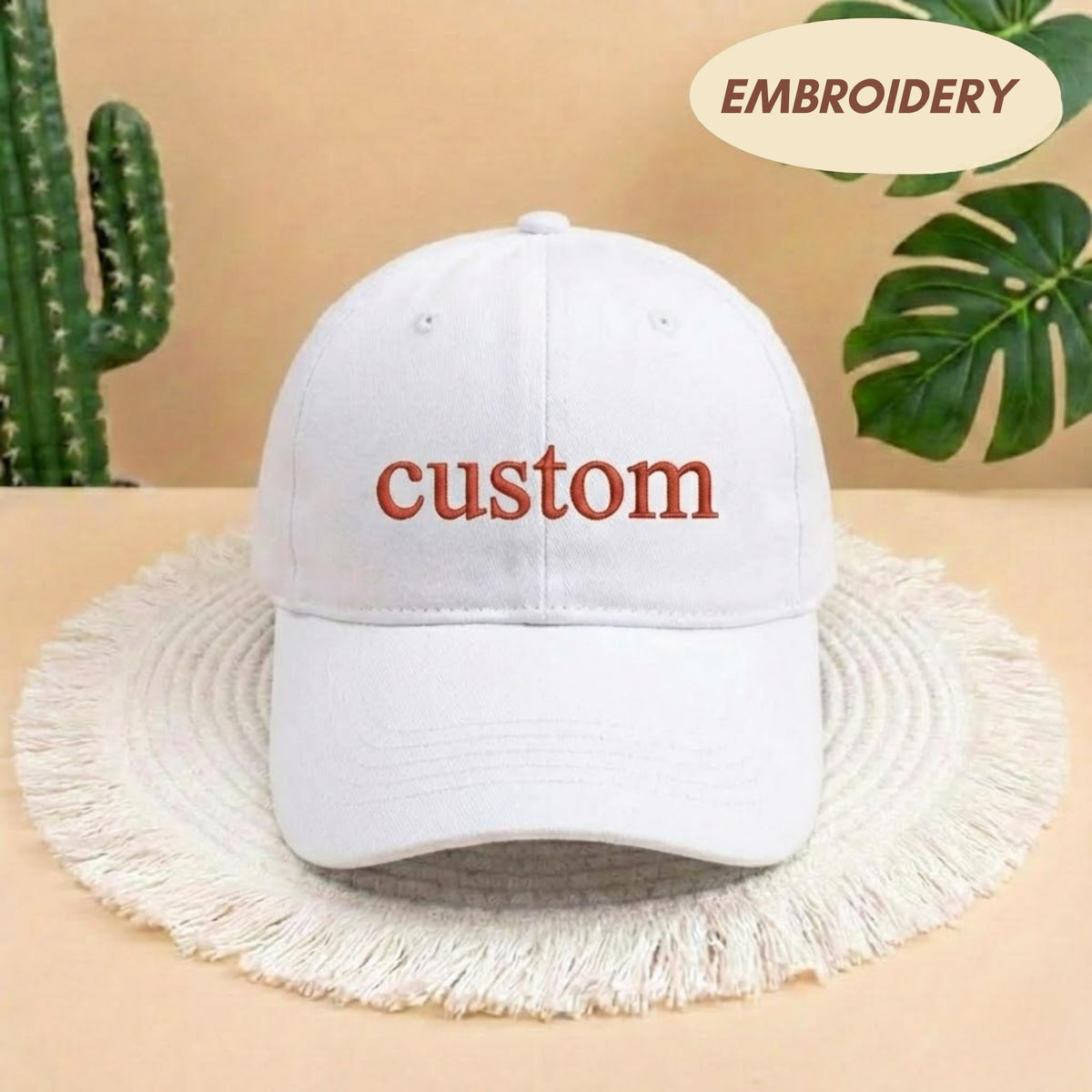 Custom Text Embroidered Hat, Personalized Cap, Vintage Baseball Hat, Custom Logo Hat, Your Text Here, Personalized Gift, Custom Dad Cap