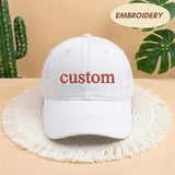 Custom Text Embroidered Hat, Personalized Cap, Vintage Baseball Hat, Custom Logo Hat, Your Text Here, Personalized Gift, Custom Dad Cap