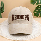 Custom Embroidered Hat, Personalized Date, Vintage Baseball Hat, Gift For New Grandma Grandpa, Pregnancy Announcement, Mothers day gift