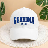 Custom Grandma Embroidered Hat, Personalized Baseball Hat, Gift For New Grandma Grandpa, Pregnancy Announcement, Mothers day gift