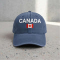 Embroidered Canada Flag Hat, The White North Dad Cap