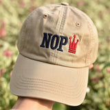 Nope No Kings Democrats Embroidered Baseball Cap Cotton Adjustable Dad Hat, Nope Hat, Embroidered Ha