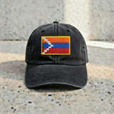 Embroidered Artsakh Flag Dad Hat, Armenian Heritage Cap