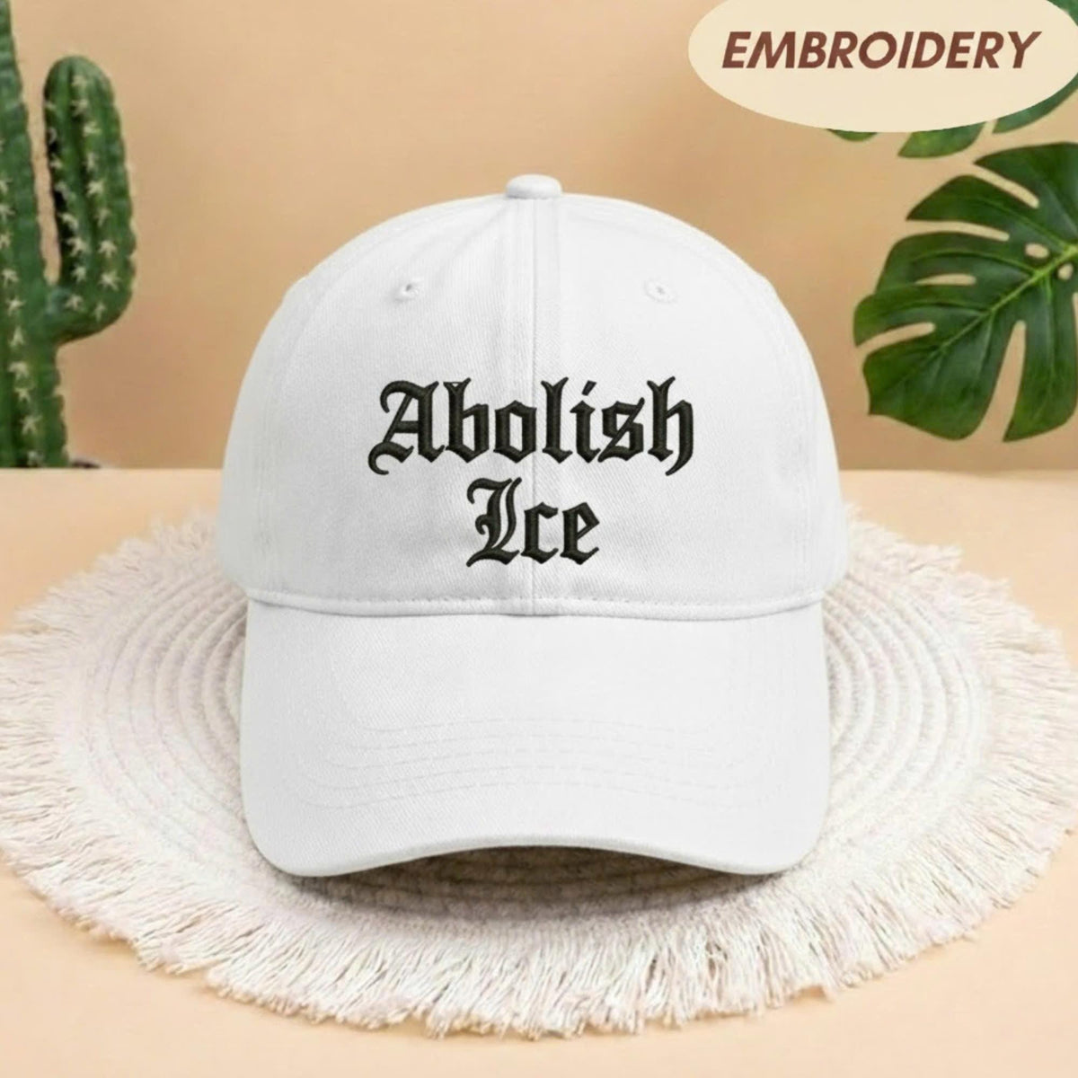 Embroidered Chinga La Migra Hat, Chinga La Migra Cap, Abolish Political Hat, Liberal Hat Immigrant Rights Hat Social Justice Hat